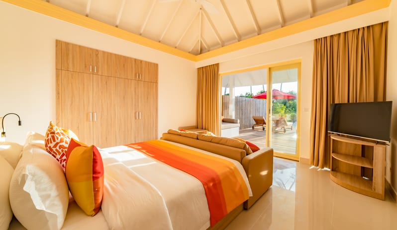Two Bedroom Family Pool Beach Villa Bedroom
